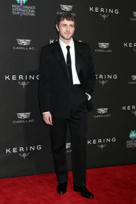 January 4, 2026, Palm Springs, Ca, USA: LOS ANGELES - JAN 3: Paul Mescal at 37th Palm Springs International Film Festival Gala at the Convention Center on January 3, 2026 in Palm Springs, CA Palm Springs USA - ZUMAb170 20260104_aap_b170_205 Copyright: xKayxBlakex