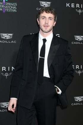 January 4, 2026, Palm Springs, Ca, USA: LOS ANGELES - JAN 3: Paul Mescal at 37th Palm Springs International Film Festival Gala at the Convention Center on January 3, 2026 in Palm Springs, CA Palm Springs USA - ZUMAb170 20260104_aap_b170_237 Copyright: xKayxBlakex