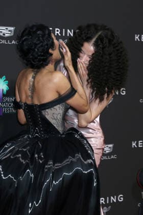 January 4, 2026, Palm Springs, Ca, USA: LOS ANGELES - JAN 3: Teyana Taylor, Chase Infiniti at 37th Palm Springs International Film Festival Gala at the Convention Center on January 3, 2026 in Palm Springs, CA Palm Springs USA - ZUMAb170 20260104_aap_b170_182 Copyright: xKayxBlakex