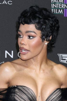 January 4, 2026, Palm Springs, Ca, USA: LOS ANGELES - JAN 3: Teyana Taylor at 37th Palm Springs International Film Festival Gala at the Convention Center on January 3, 2026 in Palm Springs, CA Palm Springs USA - ZUMAb170 20260104_aap_b170_204 Copyright: xKayxBlakex