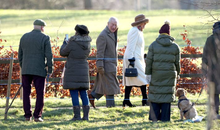 King Charles III and Queen Camilla, attended the Sunday morning service at St. Mary Magdalene church in Sandringham. King Charles III, Sandringham, Norfolk, on 4th January, 2026 