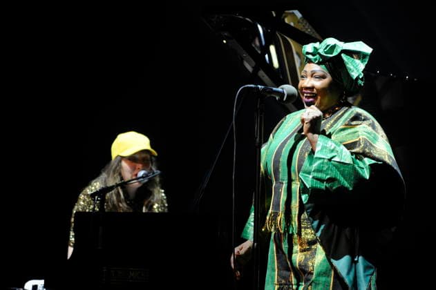 Die malische Sängerin Nainy Diabate mit der Pianistin Eve Risser beim Internationalen Jazz Festival Münster Shortcut 2026. Malian singer Nainy Diabate with pianist Eve Risser at the International Jazz Festival Münster Shortcut 2026. Münster NRW DEU;DE;GERMANY;DEUTSCHLAND;ALLEMAGNE