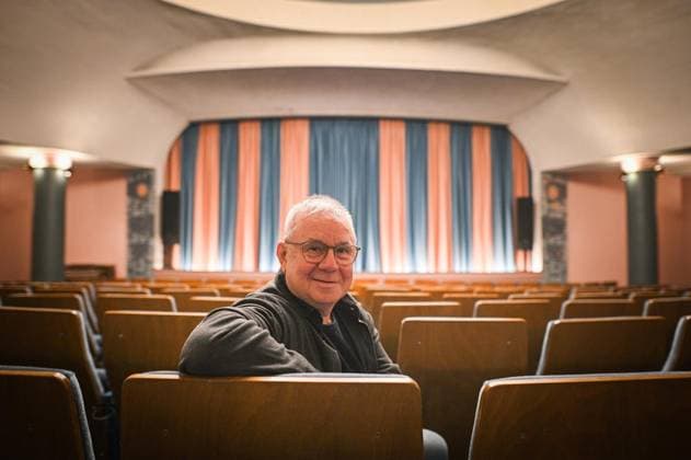 Joachim Krol at the Astra Theater FOR EDITORIAL PURPOSES ONLY EDITORIAL USE ONLY p Actor Joachim Krol poses for a portrait, on Sunday, 04 January 2025 at the Kino Astra Theater in Essen Joachim Krol comes spontaneously to the Kino Astra Theater Performance of his film Lautlos Deutschland NRW Essen Copyright SocratesxTassos Copyright: SocratesxTassos doc83zmolr676a1cobetrsz ,EDITORIAL USE ONLY Copyright: SocratesxTassos
