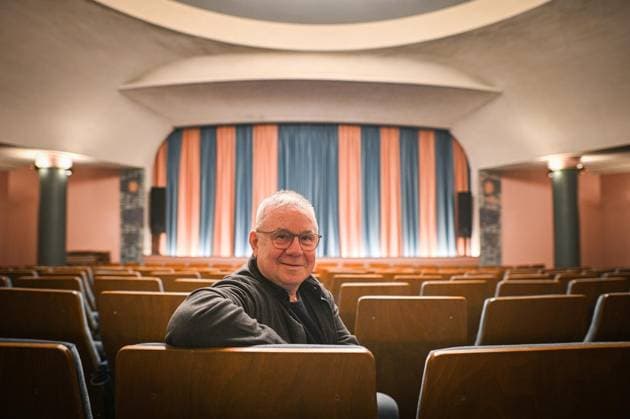 Joachim Krol at the Astra Theater FOR EDITORIAL PURPOSES ONLY EDITORIAL USE ONLY p Actor Joachim Krol poses for a portrait, on Sunday, 04 January 2025 at the Kino Astra Theater in Essen Joachim Krol comes spontaneously to the Kino Astra Theater Performance of his film Lautlos Deutschland NRW Essen Copyright SocratesxTassos Copyright: SocratesxTassos doc83zmp4gaydh1jurj6rsz ,EDITORIAL USE ONLY Copyright: SocratesxTassos