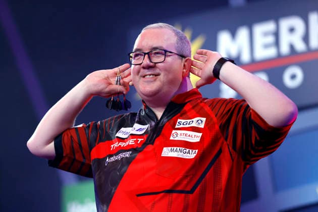 Professional darts player Stephen Bunting The Bullet at the Pro7 Celebrity Darts World Championship 2026 at the Maritim Hotel Bonn Bonn, 04 01 2026 NRW Germany Copyright: xChristophxHardtx
