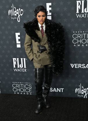31st Annual Critics Choice Awards - Arrivals Teyana Taylor arriving to the 31st Annual Critics Choice Awards held at Barker Hanger on January 4, 2026 in Santa Monica, Ca. Santa Monica Barker Hanger California USA Copyright: xLisaxOConnor xAFF-USA.COMx