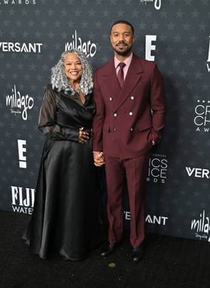 31st Annual Critics Choice Awards - Arrivals Donna Jordan and Michael B. Jordan arriving to the 31st Annual Critics Choice Awards held at Barker Hanger on January 4, 2026 in Santa Monica, Ca. Santa Monica Barker Hanger California USA Copyright: xLisaxOConnor xAFF-USA.COMx