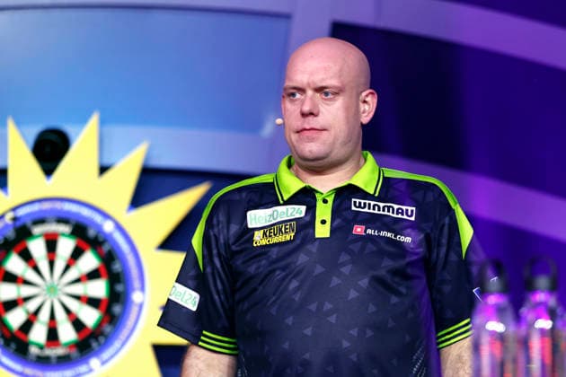 Professional darts player Michael van Gerwen Mighty Mike at the Pro7 Celebrity Darts World Championship 2026 at the Maritim Hotel Bonn Bonn, 04 01 2026 NRW Germany Copyright: xChristophxHardtx