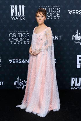 January 4, 2026, Los Angeles, California, USA: ARIANA GRANDE on the red carpet of the 31st Critics Choice Awards on Sunday at the Barker Hanger in Santa Monica. Los Angeles USA - ZUMAp124 20260104_zaa_p124_012 Copyright: xJavierxRojasx
