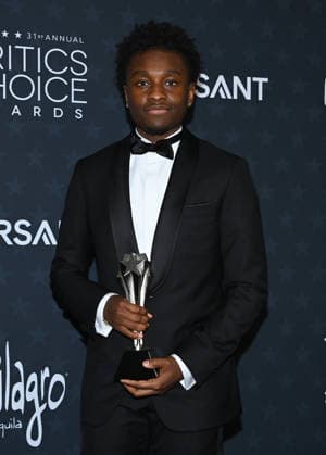 31st Annual Critics Choice Awards - Pressroom Miles Caton in the press room at the 31st Annual Critics Choice Awards held at Barker Hanger on January 4, 2026 in Santa Monica, Ca. Santa Monica Barker Hanger California USA Copyright: xTammiexArroyox xAFF-USA.comx