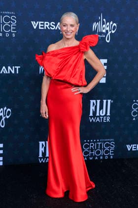 January 4, 2026, Santa Monica, California, USA: Katherine LaNasa on the red carpet of the 31st Critics Choice Awards on Sunday January 4, 2026 at the Barker Hanger in Santa Monica, California. JAVIER ROJAS PI Santa Monica USA - ZUMAp124 20260104_zaa_p124_079 Copyright: xJavierxRojasx