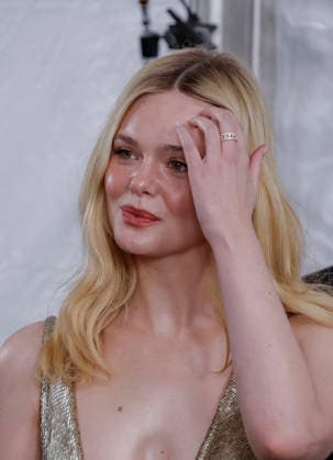January 5, 2026, Santa Monica, California, USA: Elle Fanning on the red carpet of the 31st Critics Choice Awards on Sunday January 4, 2026 at the Barker Hanger in Santa Monica, California. BURT HARRIS BNS PI Santa Monica USA - ZUMAp124 20260105_zaa_p124_002 Copyright: xBurtxHarrisx