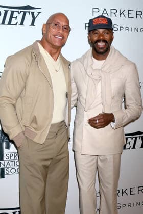 January 4, 2026, Palm Springs, Ca, USA: PALM SPRINGS - JAN 4: Dwayne Johnson, Colman Domingo at PSIFF Creative Impact Awards and 10 Directors to Watch Brunch at the Parker Palm Springs on January 4, 2026 in Palm Springs, CA Palm Springs USA - ZUMAb170 20260104_aap_b170_263 Copyright: xKayxBlakex