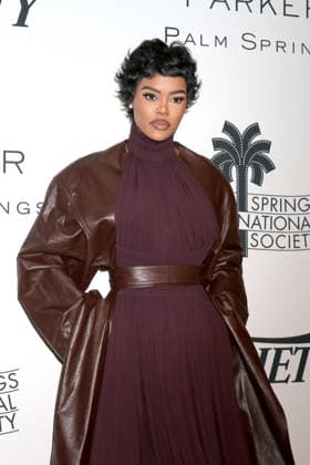 January 4, 2026, Palm Springs, Ca, USA: PALM SPRINGS - JAN 4: Teyana Taylor at PSIFF Creative Impact Awards and 10 Directors to Watch Brunch at the Parker Palm Springs on January 4, 2026 in Palm Springs, CA Palm Springs USA - ZUMAb170 20260104_aap_b170_327 Copyright: xKayxBlakex