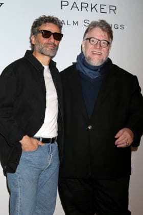 January 4, 2026, Palm Springs, Ca, USA: PALM SPRINGS - JAN 4: Oscar Isaac, Guillermo Del Toro at PSIFF Creative Impact Awards and 10 Directors to Watch Brunch at the Parker Palm Springs on January 4, 2026 in Palm Springs, CA Palm Springs USA - ZUMAb170 20260104_aap_b170_333 Copyright: xKayxBlakex