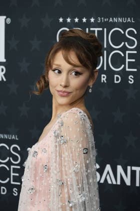 January 4, 2026, Santa Monica, California, USA: Ariana Grande at the 31st Annual Critics Choice Awards at Barker Hangar Santa Monica USA - ZUMAg107 20260104_zep_g107_011 Copyright: xNinaxPrommerx