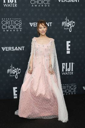 January 4, 2026, Santa Monica, California, USA: Ariana Grande at the 31st Annual Critics Choice Awards at Barker Hangar Santa Monica USA - ZUMAg107 20260104_zep_g107_014 Copyright: xNinaxPrommerx