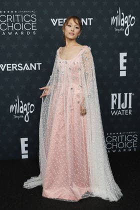 January 4, 2026, Santa Monica, California, USA: Ariana Grande at the 31st Annual Critics Choice Awards at Barker Hangar Santa Monica USA - ZUMAg107 20260104_zep_g107_018 Copyright: xNinaxPrommerx