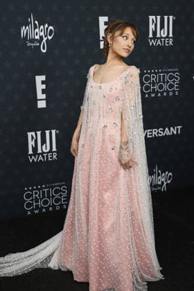 January 4, 2026, Santa Monica, California, USA: Ariana Grande at the 31st Annual Critics Choice Awards at Barker Hangar Santa Monica USA - ZUMAg107 20260104_zep_g107_022 Copyright: xNinaxPrommerx