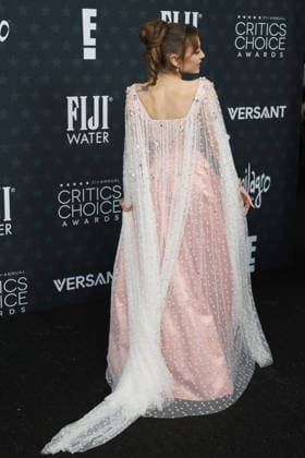 January 4, 2026, Santa Monica, California, USA: Ariana Grande at the 31st Annual Critics Choice Awards at Barker Hangar Santa Monica USA - ZUMAg107 20260104_zep_g107_023 Copyright: xNinaxPrommerx
