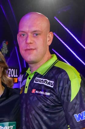 abb Michael van Gerwen participant at the Celebrity Darts World Championship on Pro Sieben at the Maritim Hotel on 04 01 2026 in Bonn NRW Germany