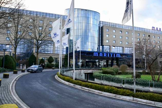 abb Exterior viewEntrance area Maritim Hotel Bonn on 04 01 2026 in Bonn NRW Germany