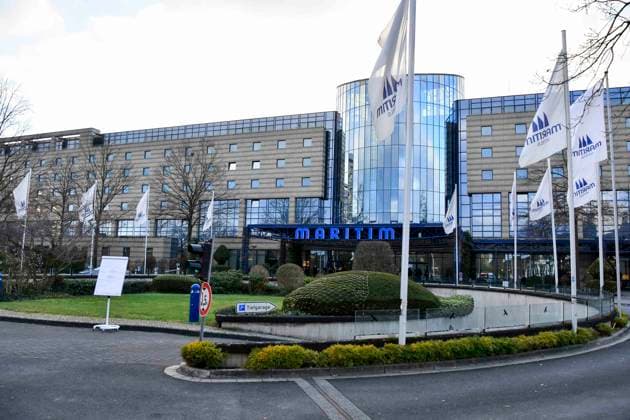 abb Exterior viewEntrance area Maritim Hotel Bonn on 04 01 2026 in Bonn NRW Germany