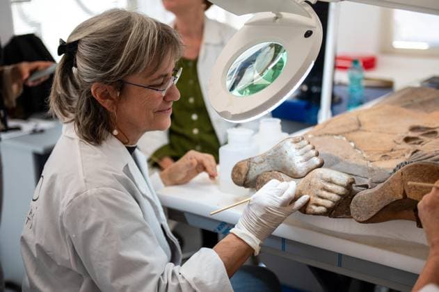 **NO WEB OR NEWSPAPERS ONLY FOR ITALY** Restoration of the Sarcophagus of the Etruscan Spouses at the National Etruscan Museum of Villa Giulia  Copyright: xRomax xipa-agency.netx xRomax IPA_Agency_IPA69712493