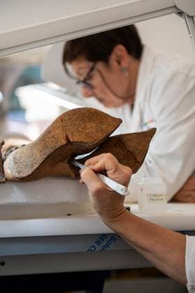 **NO WEB OR NEWSPAPERS ONLY FOR ITALY** Restoration of the Sarcophagus of the Etruscan Spouses at the National Etruscan Museum of Villa Giulia  Copyright: xRomax xipa-agency.netx xRomax IPA_Agency_IPA69712506