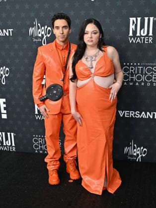 31st Annual Critics Choice Awards - Arrivals Paul W. Downs and Megan Stalter arriving to 31st Annual Critics Choice Awards - Arrivals at Barker Hanger on January 04, 2026 in Santa Monica, CA. Santa Monica Barker Hanger California USA Copyright: xLISAxOConnor AFF-USA.comx