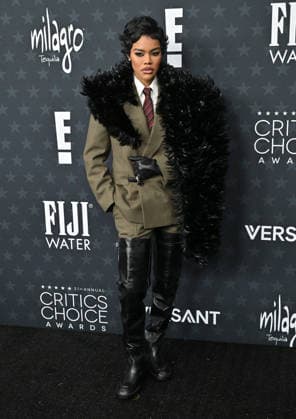 31st Annual Critics Choice Awards - Arrivals Teyana Taylor arriving to 31st Annual Critics Choice Awards - Arrivals at Barker Hanger on January 04, 2026 in Santa Monica, CA. Santa Monica Barker Hanger California USA Copyright: xLISAxOConnor AFF-USA.comx