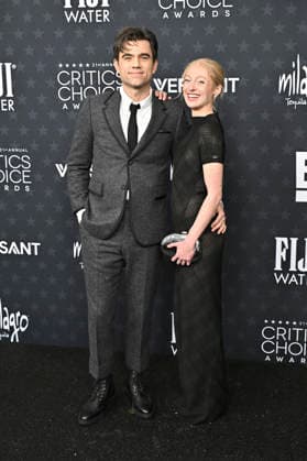 Patrick Ball and Elysia Roorbach at the 31 Critics Choice Awards 2026 at the Barker Hangar Santa Monica, 04 01 2026 Foto:xD.xStarbuckx xFuturexImagex critics_choice_6143