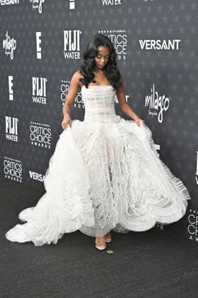 Aliyah Mastin at the 31 Critics Choice Awards 2026 at the Barker Hangar Santa Monica, 04 01 2026 Foto:xD.xStarbuckx xFuturexImagex critics_choice_6161