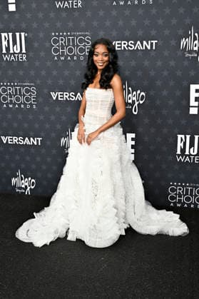 Aliyah Mastin at the 31 Critics Choice Awards 2026 at the Barker Hangar Santa Monica, 04 01 2026 Foto:xD.xStarbuckx xFuturexImagex critics_choice_6166
