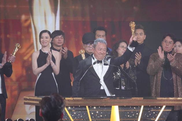 MACAO, CHINA - JANUARY 04: Celebrities attend the TVB Anniversary Awards 2025 on January 4, 2026 in Macao, China.  Copyright: xVCGx 111613292447