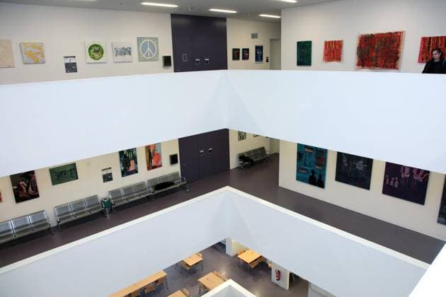 New exhibition with works by 18 artists who have worked at the Rheinelbe Art Station at the Ückendorf Justice Center in Gelsenkirchen FOR EDITORIAL PURPOSES ONLY p New exhibition with works by 18 artists who have worked at the Rheinelbe Art S Copyright: FrankxOppitz doc840317b3uk83c2wamcv ,EDITORIAL USE ONLY Copyright: FrankxOppitz