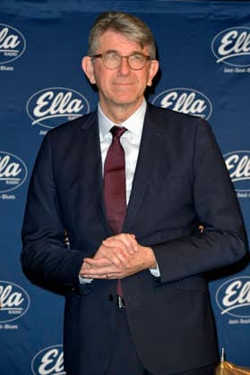 Wolfram Weimer at the photo session for the launch of the new jazz station Ella Radio at the Zig Zag Jazz Club Berlin, 05 01 2025 Foto:xM.xBehrensx xFuturexImagex ella_6105