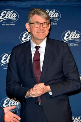 Wolfram Weimer at the photo session for the launch of the new jazz station Ella Radio at the Zig Zag Jazz Club Berlin, 05 01 2025 Foto:xM.xBehrensx xFuturexImagex ella_6106