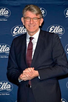 Wolfram Weimer at the photo session for the launch of the new jazz station Ella Radio at the Zig Zag Jazz Club Berlin, 05 01 2025 Foto:xM.xBehrensx xFuturexImagex ella_6107