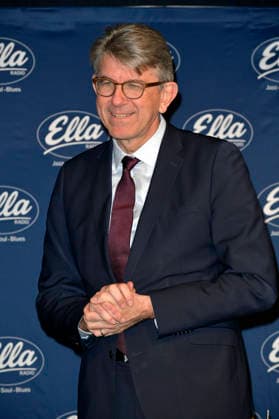 Wolfram Weimer at the photo session for the launch of the new jazz station Ella Radio at the Zig Zag Jazz Club Berlin, 05 01 2025 Foto:xM.xBehrensx xFuturexImagex ella_6108