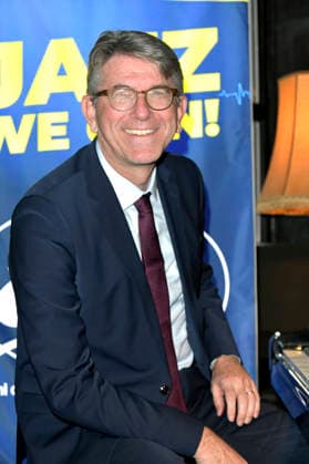 Wolfram Weimer at the photo session for the launch of the new jazz station Ella Radio at the Zig Zag Jazz Club Berlin, 05 01 2025 Foto:xM.xBehrensx xFuturexImagex ella_6115