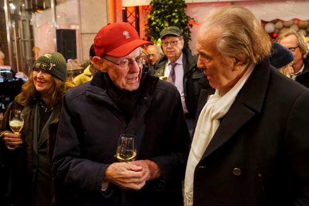cntv Eugen Block with Juergen Hunke Entrepreneur at the New Years Reception Punch under the Roof 2026 at the Hotel Grand Elysee Hamburg Germany