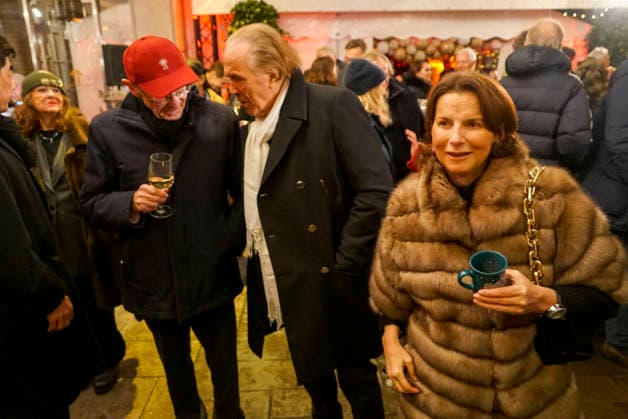 cntv Eugen Block with Juergen Hunke Claudia Obert Entrepreneur at the New Years reception Punsch unterm Dach 2026 at the Hotel Grand Elysee Hamburg Germany