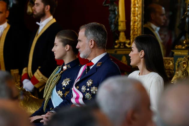 Spain s King Felipe VI, Crown Princess Leonor and Queen Letizia attend the Military Easter celebration at the Royal Palace in Madrid, Spain, 06 January 2026. Military Easter in Madrid !ACHTUNG: NUR REDAKTIONELLE NUTZUNG!  Copyright: xJJxGUILLENx GRAF3907 20260106-55018986137_1