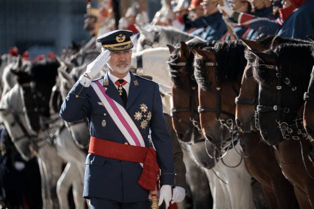 The King and Princess preside over the Military Easter at the Royal Palace in Madrid King Felipe VI, during the Military Easter, at the Royal Palace, on January 6, 2026, in Madrid Spain The Military Easter is a ceremony that celebrates the recovery of the Menorcan town of Mahón on January 6, 1782, which was in the hands of the English, during which a balance of the vicissitudes of the previous year is made and the lines of action to be developed in the following year are marked During the ceremony, honors are rendered with the national anthem and a 21-gun salute, and King Felipe VI passes review Subsequently, the imposition of military decorations is made to those civilians and members of the Armed Forces who have earned them during the pa Copyright: xDiegoxRadamà s POOLx 7200073