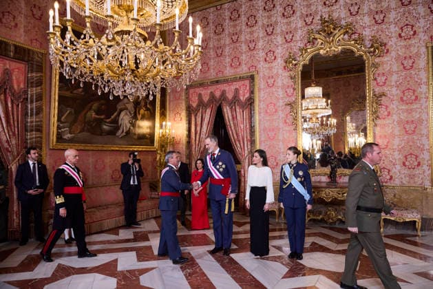 January 6, 2026, Madrid, Madrid, Spain: KING FELIPE VI of Spain, QUEEN LETIZIA of Spain and CROWN PRINCESS LEONOR of Spain attendÃ‚ the Pascua Militar ceremony Madrid Spain - ZUMAc260 20260106_zep_c260_061 Copyright: xMikexChicorrox