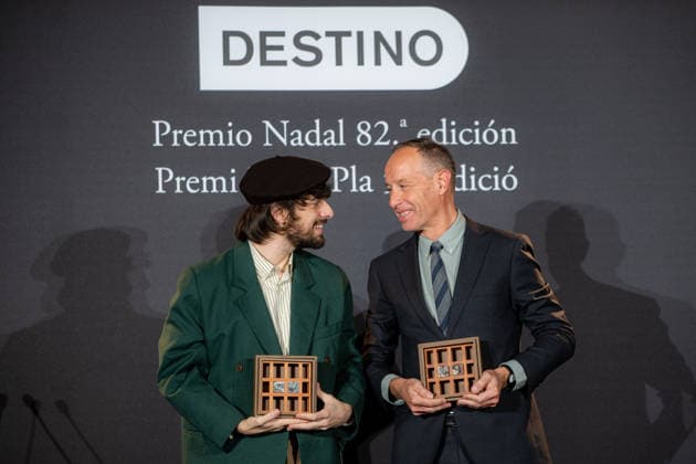82nd Nadal Novel Prize and 58th Josep Pla Prize for prose in Catalan The writer David Uclés i , winner of the 82nd Nadal Prize with La ciudad de las luces muertas and the philosopher Francesc Torralba d , winner of the Josep Pla Prize with Anatomia de l esperança , pose during the ceremony of the 82nd Nadal Novel Prize and the 58th Josep Pla Prize for prose in Catalan, at the Palace Hotel, on January 6, 2026, in Barcelona, Catalonia Spain The Nadal Novel Prize and the 58th Josep Pla Prize for prose in Catalan will be awarded on Epiphany night, with a prize of 30,000 euros for the first and 10,000 euros for the second 06 JANUARY 2026 Lorena Sopê Barcelona Catalunya Catalunya Catalunya Spain Copyright: xLorenaxSopênax 7200949