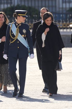 January 6, 2026, Madrid, Spain: Queen Letizia of Spain and Crown Princess Leonor of Spain attend the Pascua Militar ceremony at the Royal Palace. Madrid Spain - ZUMAs197 20260106_aaa_s197_178 Copyright: xAtilanoxGarciax