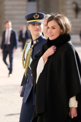 January 6, 2026, Madrid, Spain: Queen Letizia of Spain and Crown Princess Leonor of Spain attend the Pascua Militar ceremony at the Royal Palace. Madrid Spain - ZUMAs197 20260106_aaa_s197_182 Copyright: xAtilanoxGarciax