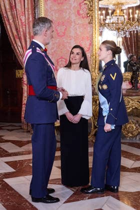 January 6, 2026, Madrid, Spain: King Felipe VI of Spain, Queen Letizia of Spain and Crown Princess Leonor of Spain attend the Pascua Militar ceremony at the Royal Palace. Madrid Spain - ZUMAs197 20260106_aaa_s197_188 Copyright: xAtilanoxGarciax